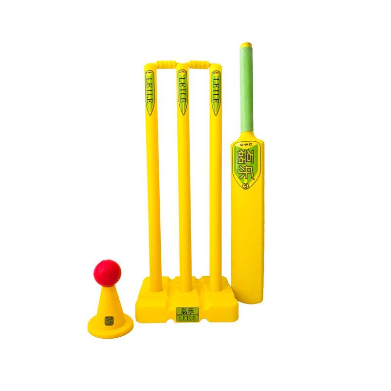 Cricket Bat Stumps Tee Set Cricket Set Red Ball Ball Triangle Triangle Cerebrate Three Pills Bags