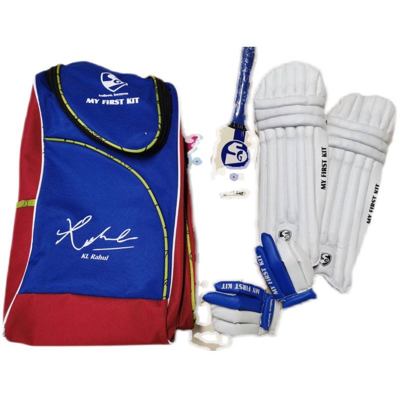 SG My First Kit Mini Kit for 3-5-year-old 6-8-year-old children's cricket set beginner