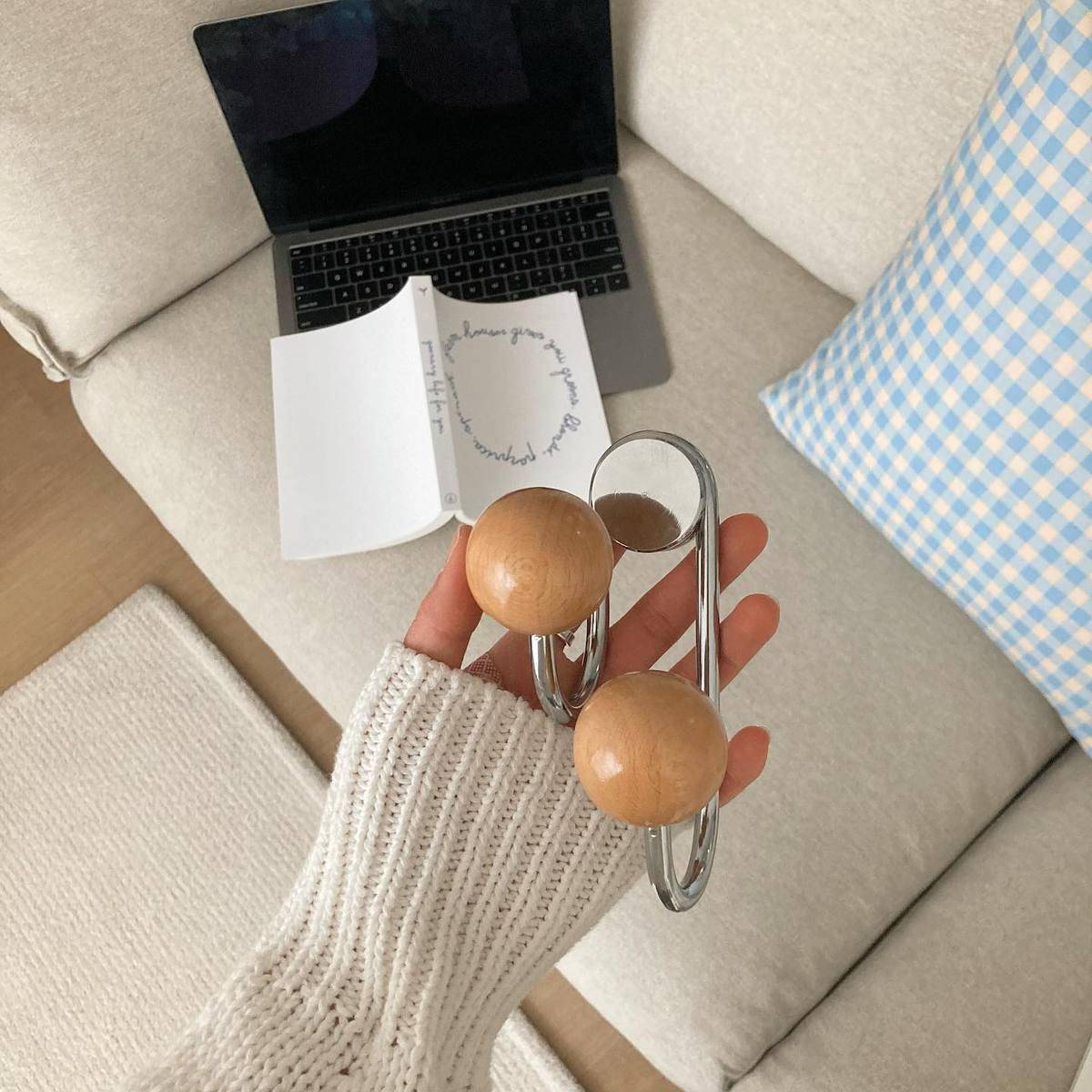 Tree's Island TREE Magnetic Hook Refrigerator -free Refrigerator Magnetic Suffering Patch Decoration Door Vintage Ball INS Creative Wall hanging