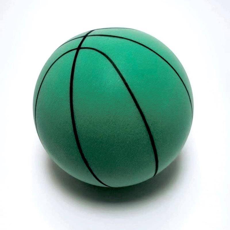 (No. 3) Silent ball [Basketball Pattern] Green Internet Loan+Card
