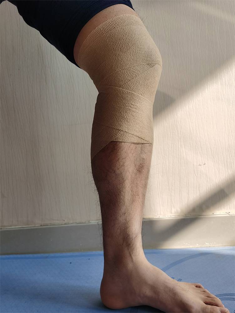 Spirit Tiger bandage Foot Elastic Self -stick Bandic Football Aklore Fixed Pressure Disposal Elastic Movement Bandage