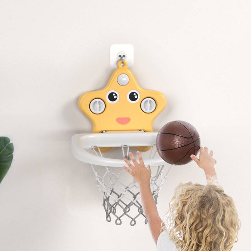 Children's basketball racks can lift the room baby ball basketball sports toy home wall -hanging suction cup basketball rack