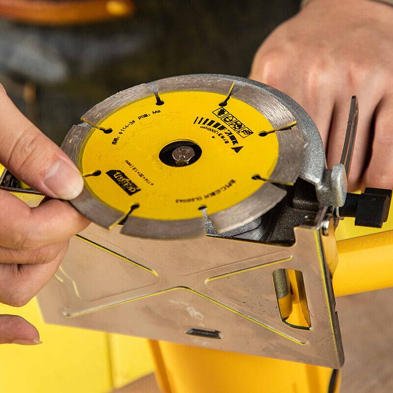 Deli) King Kong stone wall concrete slot cutting film No. 4 Yunshi machine film 114mm3 cloud