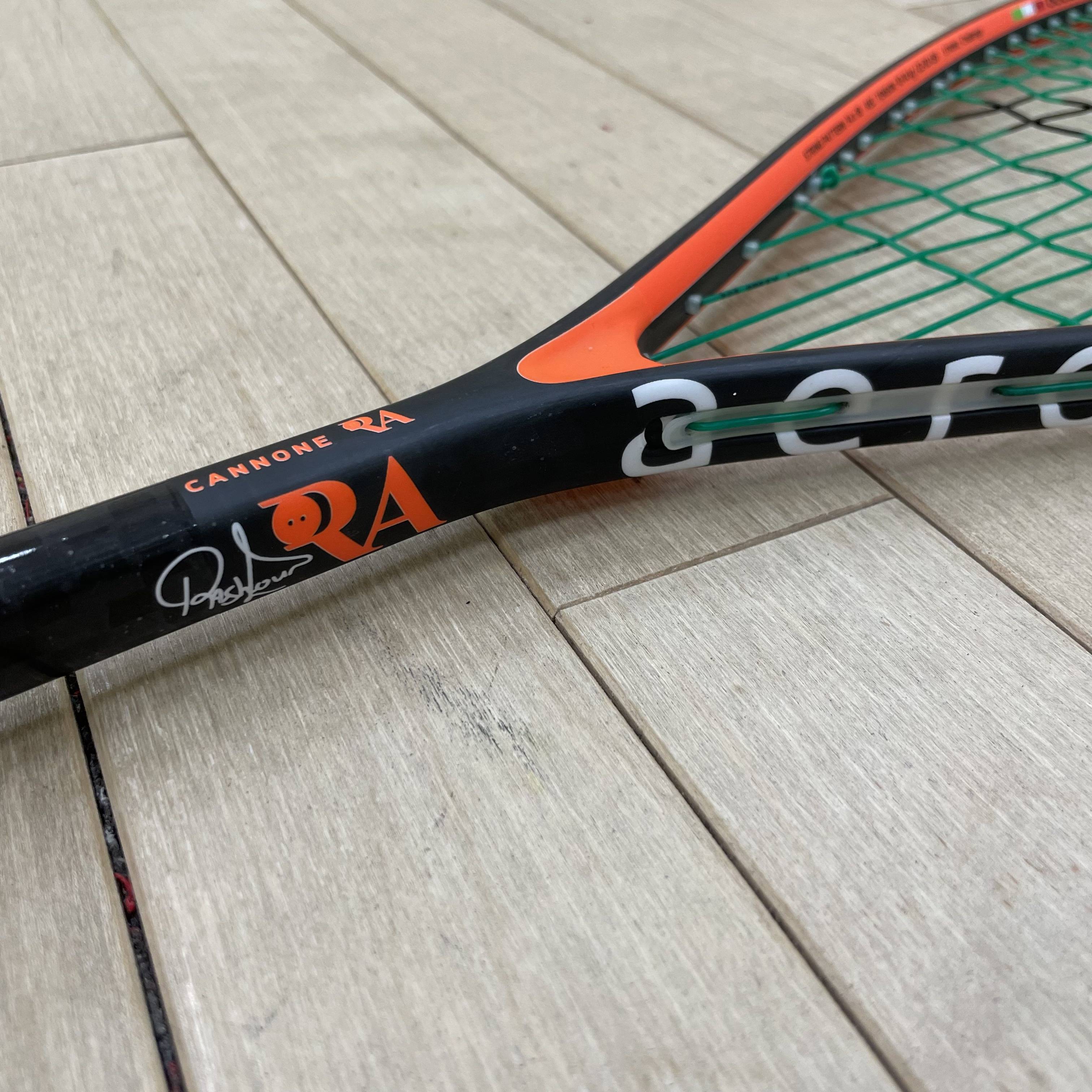 Salming Cannone Ramy Ashour Signature Gouton Shooting Full Carbon Super Light Hand