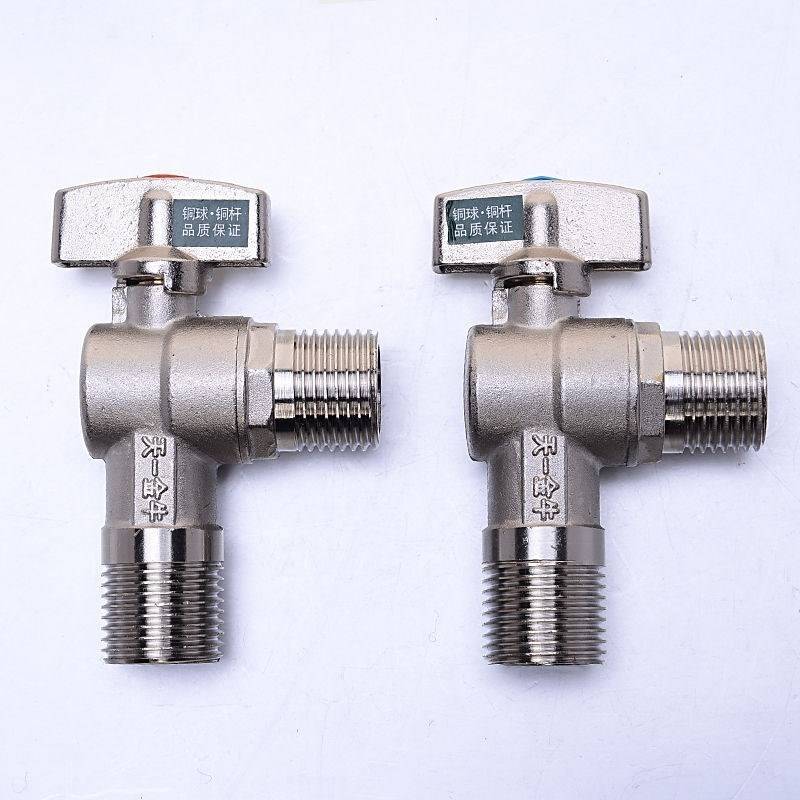 Tianyi Golden Bull A triangle valve ball valve all -copper all -copper large flow water heater wall hanging boiler 4 minutes 6 minutes cold and cold