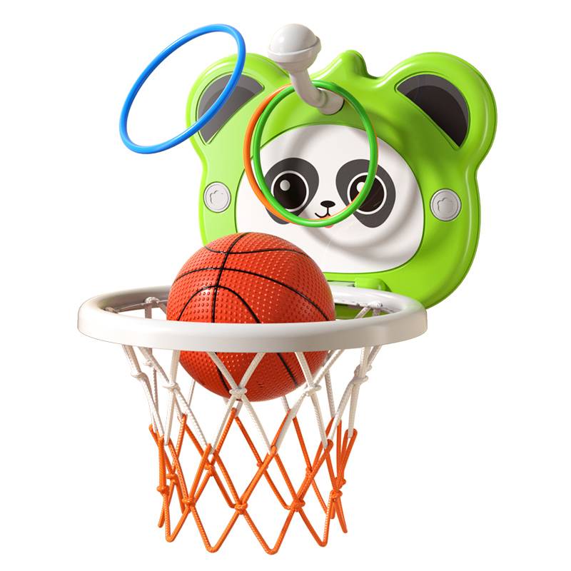 Children's basketball box shooting room indoor home foldable perforated wall -mounted wall -mounted 1 2 -year -old baby boy toy