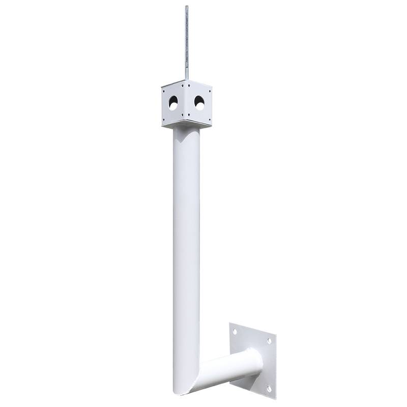 Monitor the wall bracket L -shaped stand -up rod machine high -speed ball camera wall loading outdoor leap 1/1.5/2 meters
