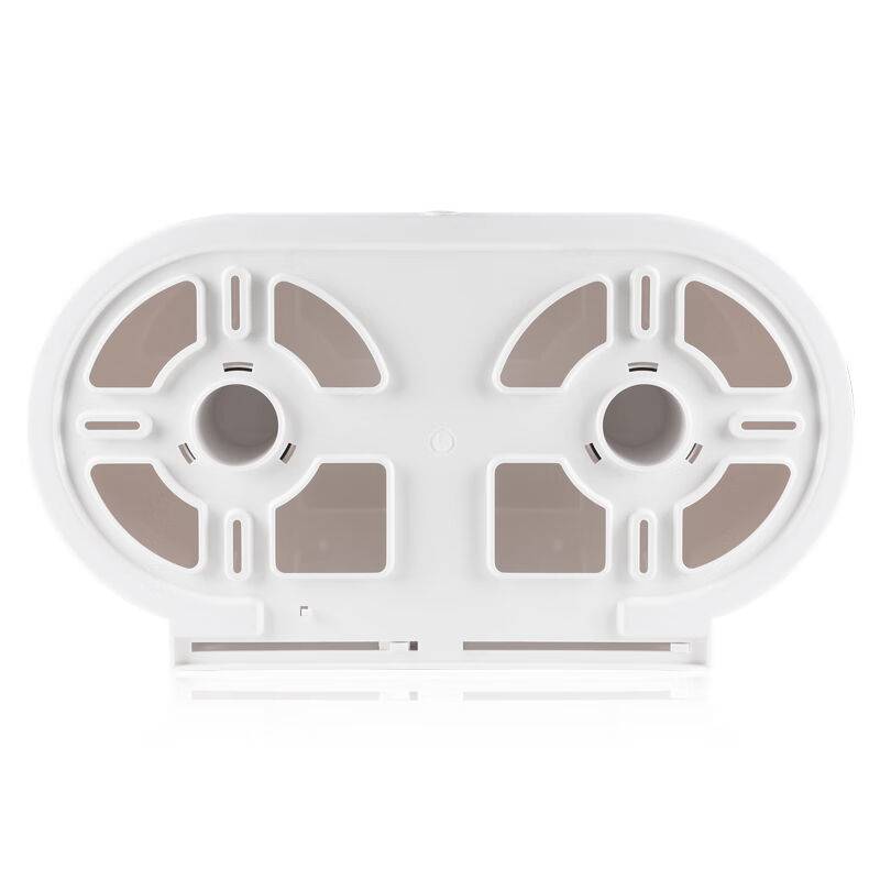 Shengbang Xindelang bathroom double -rolled paper towel rack large roll paper box wall -mounted plastic large plate paper box hotel toilet