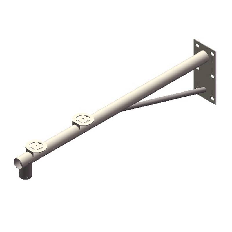 Monitor the camera bracket with extended outdoor plus U -thick outdoor ball machine corner horizontal arm hug pillar hug wall