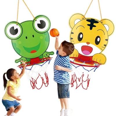 Shooting frame Basketball box Children's indoor blue ball wall x hanging free punching small infant children hanging boys and children