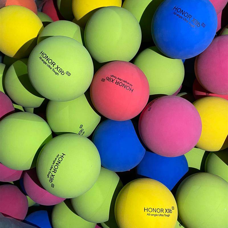 6CM beginner training squash fast, hollow high elastic ball player ball rubber elastic ball hit speed training