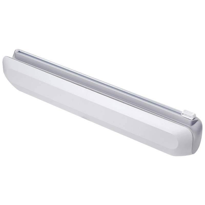 Japanese sliding knife preservation film cutter cutter household tin foil division artifact strong adsorption refrigerator wall -mounted storage box