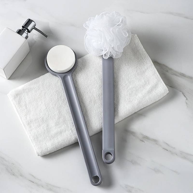 Rubbing the back brush, rub the ash, bubble multi -function double -sided long -handed wall -mounted no soft, painful bath ball, bath, brush the sponge