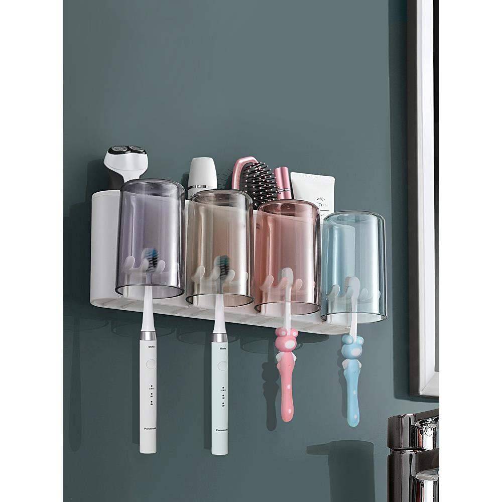 Toothbrush Set Set Set Koto Wanting Cup Brush Cup Hanging Wall -type Skin -Hanging Wall -mounted Water Waters