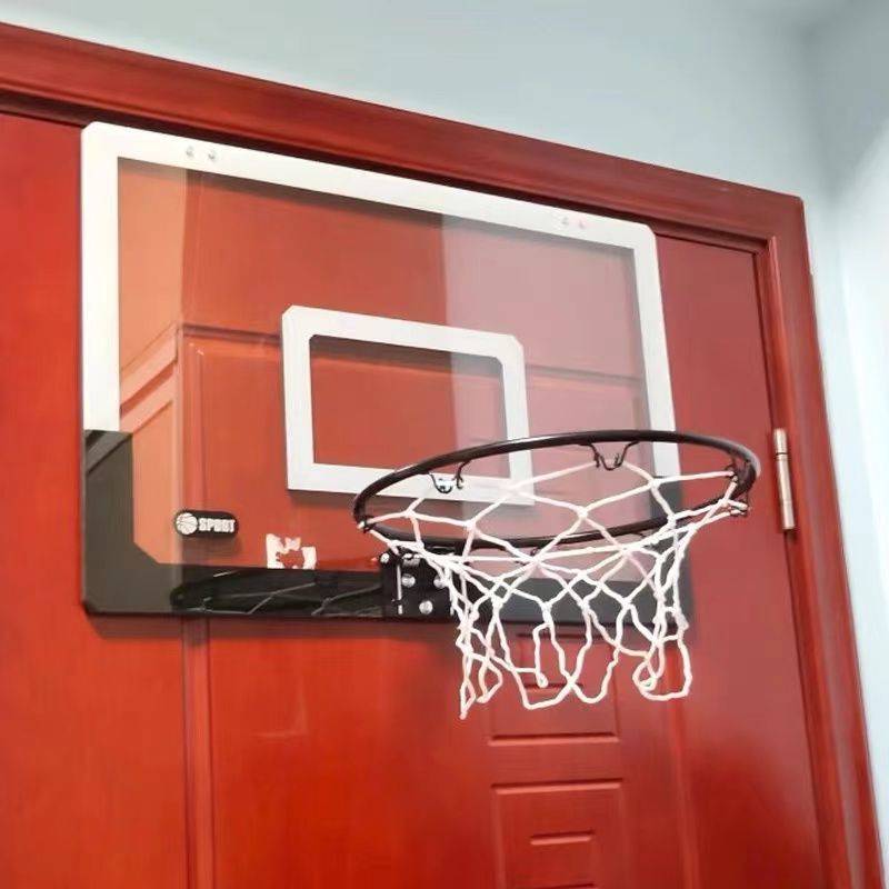 Indoor ball -free ball can be dunk shooting, basket, pitch Hanging children's home wall -mounted basketball rack small basket