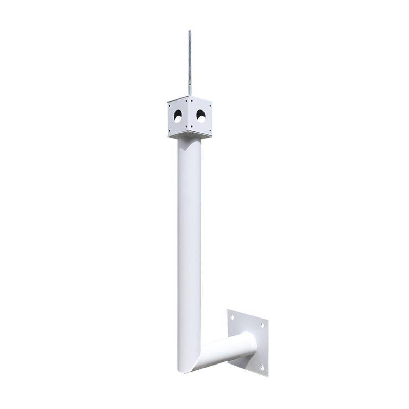 Monitor the wall bracket L -shaped stand -up rod machine high -speed ball camera wall loading outdoor leap 1/1.5/2 meters