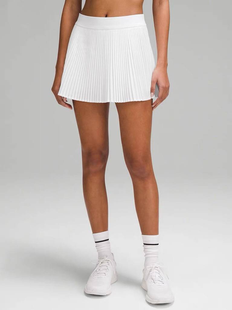 Spot new Lu Lu Lu Lu Lu Lu Varsity tennis badminton skirt quickly dry