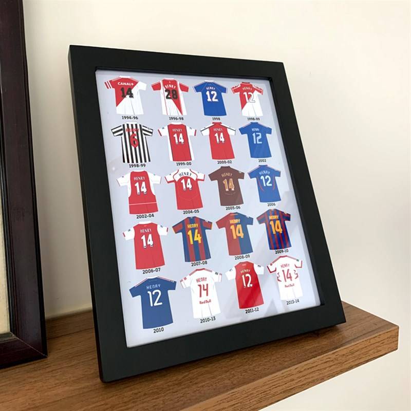 Batistta classic football solid wood photo frame decorative photo wall bedroom home R