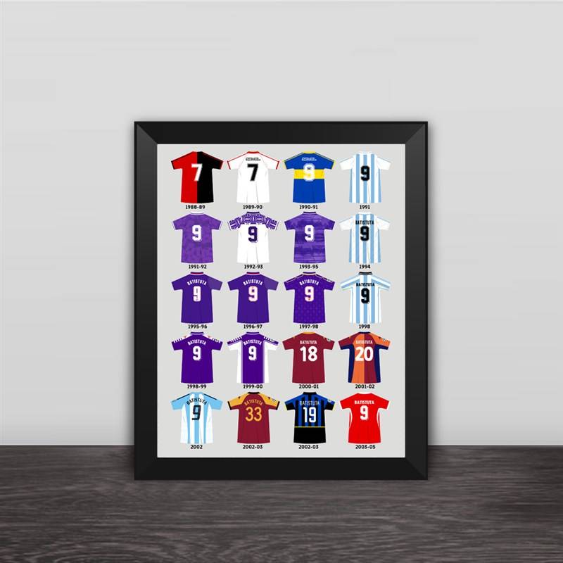 Batistta classic football solid wood photo frame decorative photo wall bedroom home R