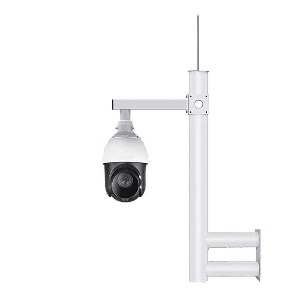 Wall surveillance bracket 1/1.5/2 long lengthel camera high -speed ball machine gun machine booking wall side installation L -shaped vertical rod