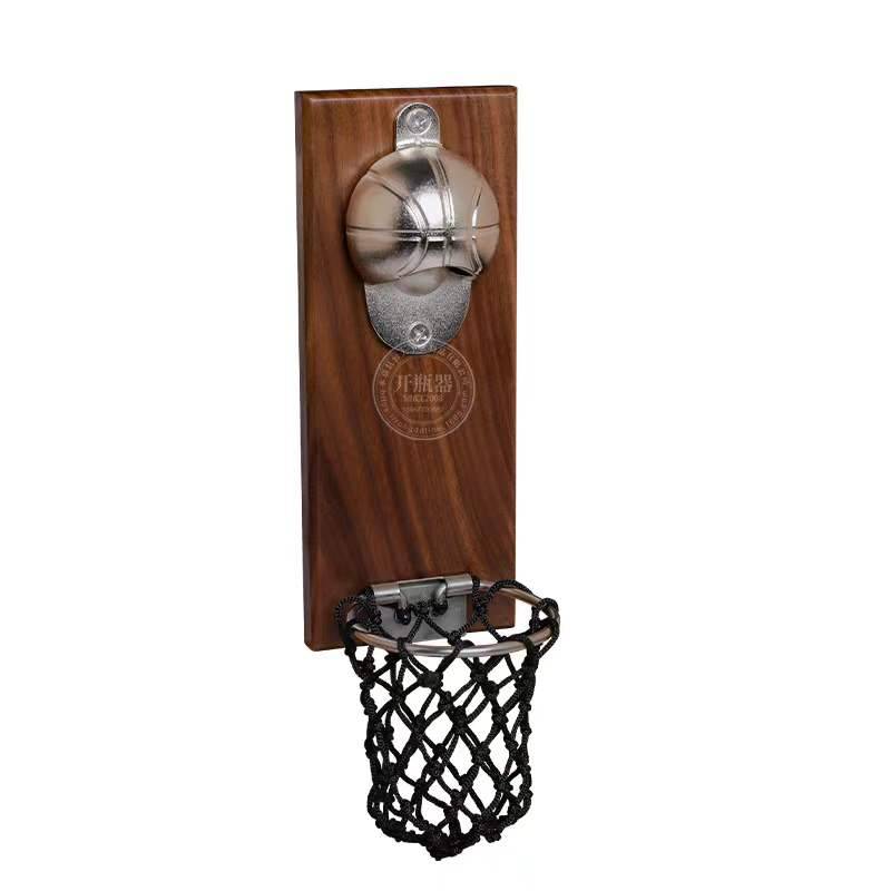 Net Red Slam Dunk Surrounding Basketball Wall -Mount Beer Glip Soft magnet refrigerator Paste the bottle opening bottle bottle