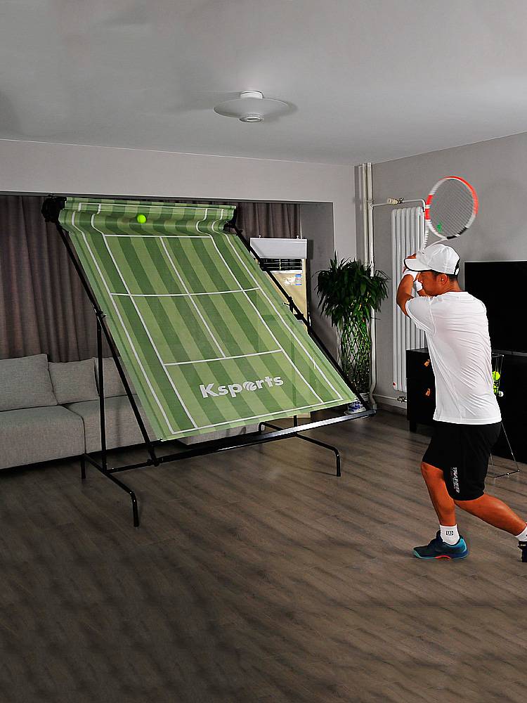 Tennis training device rebounds net meshing backbone wall tennis exercise artifact portable rebound wall ball ball ball ball ball training network