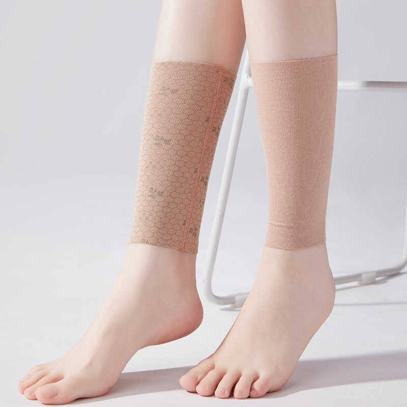 Summer aeshwan hood ultra -thin warm air -conditioned air -conditioned house protects the ankle and the ankle and calves out to sunscreen men's and women's mosquito socks
