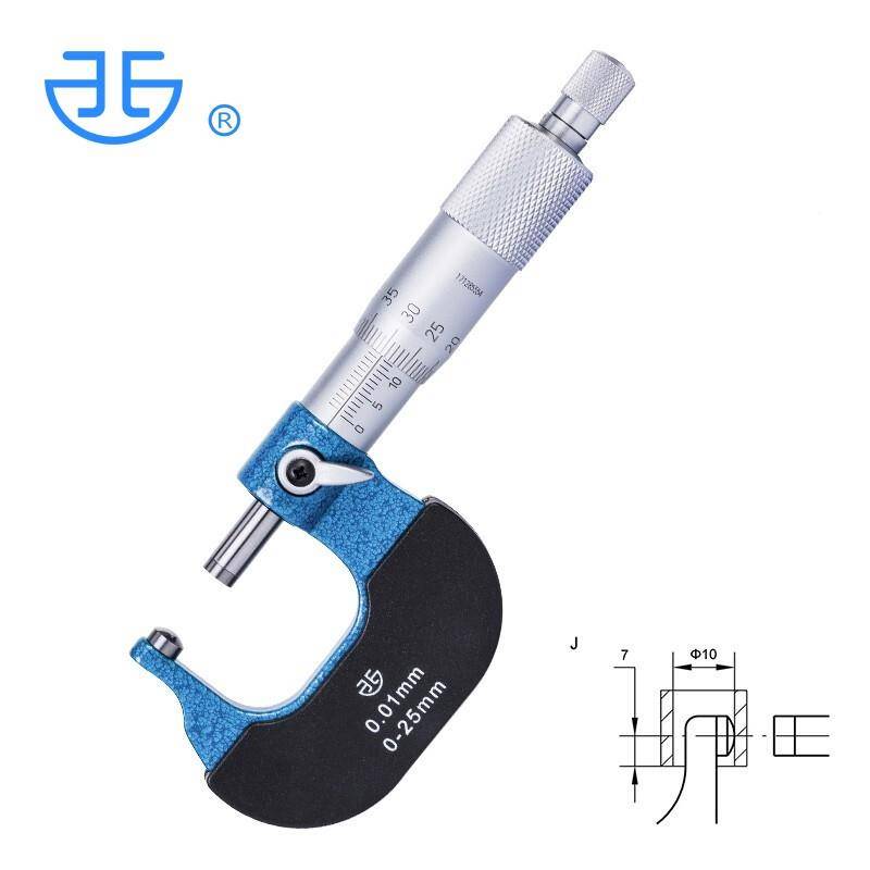 Massive wall thousand-point scoop-type ball head, waist drum single thick double 0-25mm 2 round head-type tube column thick green thousand-pointer