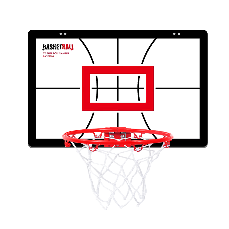 Free Point 7 Basketball Frame Indoor Home Wall Mid -hanging Shelf Children's Basketball toys