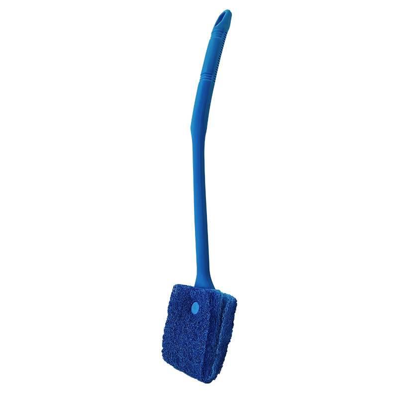 Fish tank brush cleaning long handle without dead angle cleaning artifact cleaning tool Wash glass inner wall dedicated algae removal brush
