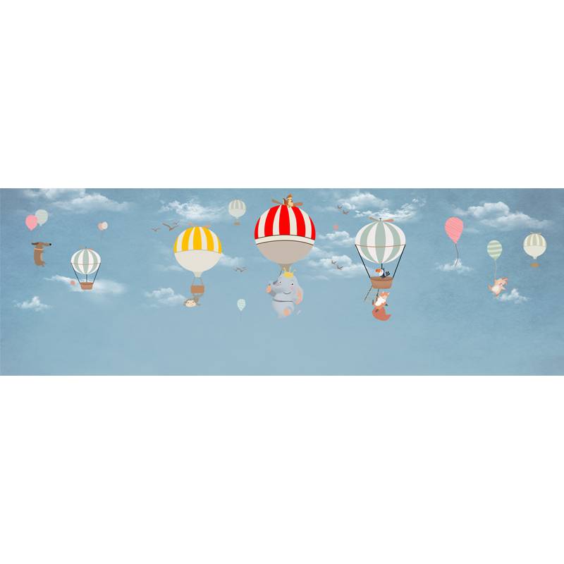 Hot -selling Chinese -painted children's room cartoon boom back hot wall wallpaper full -bed sleeper customization seamless wallpaper