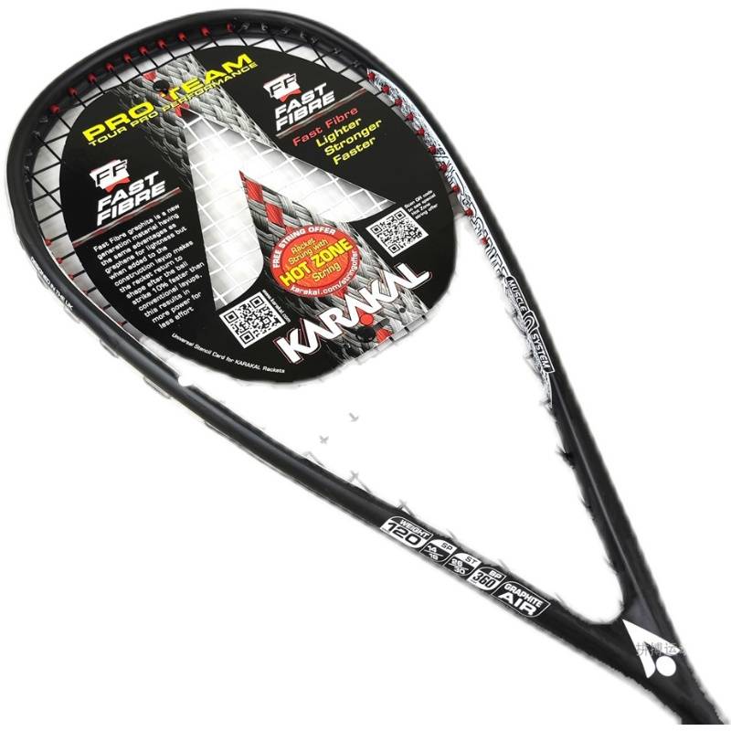 Gaming racket Karakal carbon fiber ultra -light men and women 120g full carbon Air Power Speed Touch