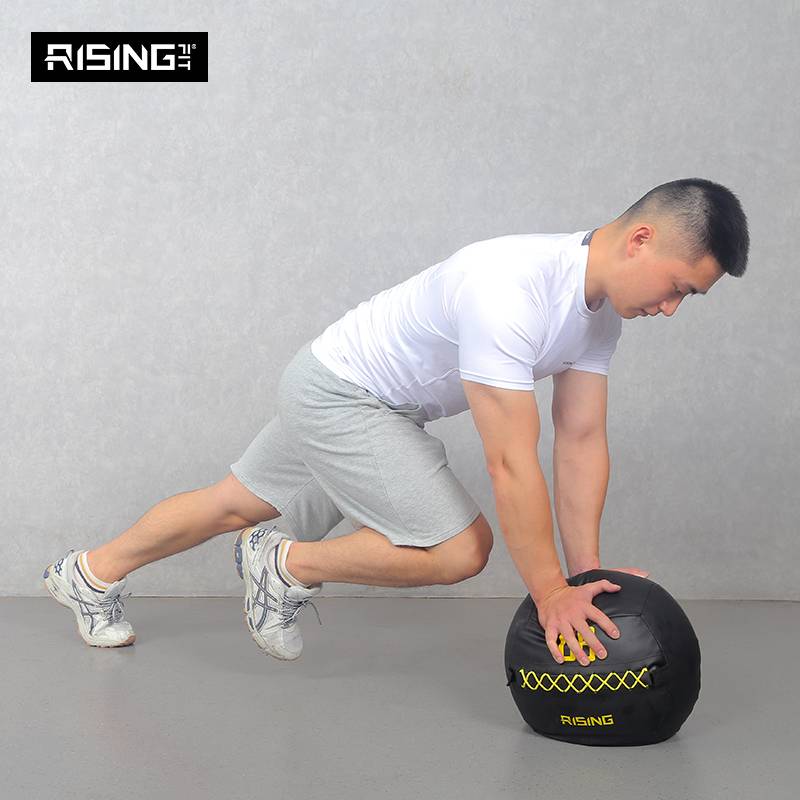 Ruisi Professional Edition Fitness Leather Ball Squadron Balance and Stable Training Solid Gensors Soft Pills