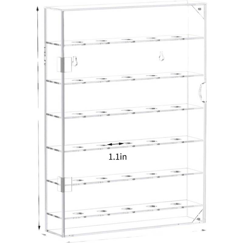 Acrylic transparent golf display cabinet wall shelf cabinet Acklie show baseball storage box custom collection cabinet