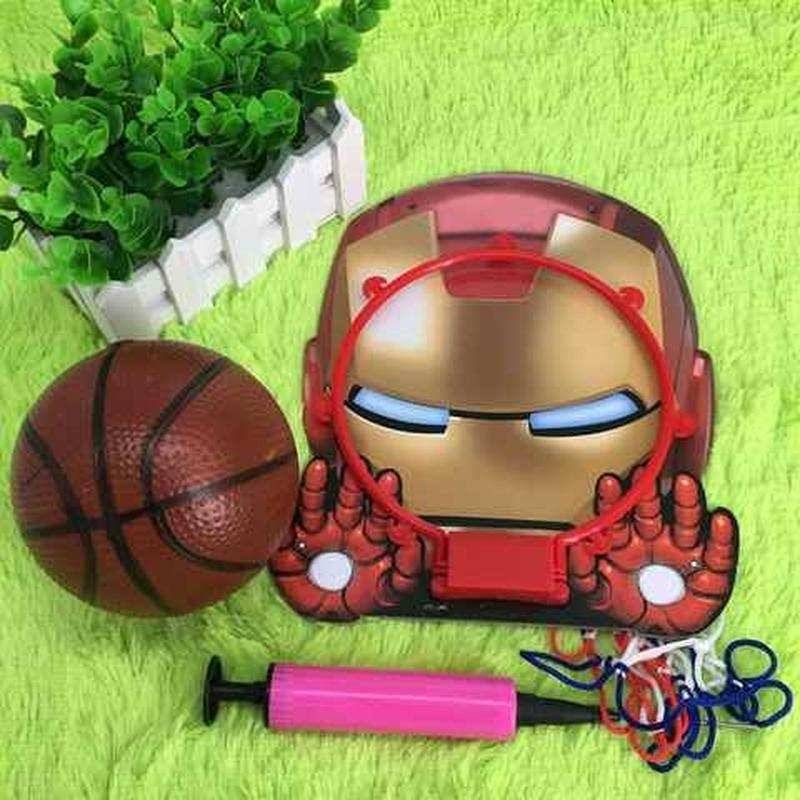Indoor children's hanging basketball frame wall -mounted door -style children's basket box