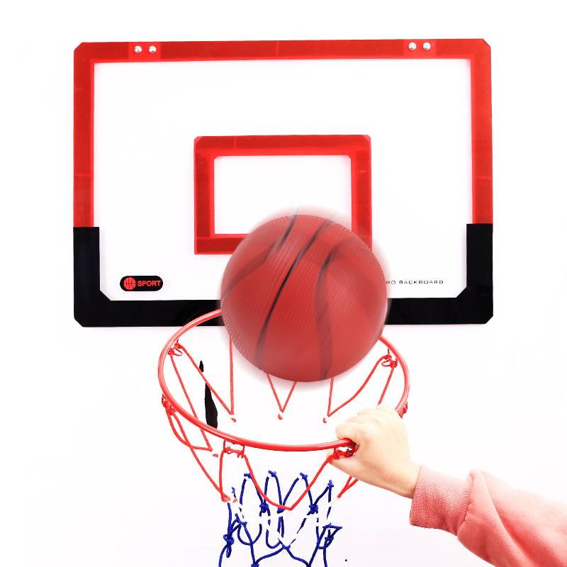 Children's hanging basketball box room free punching home baby shooting basketball shelf wall suspension can fold the basket