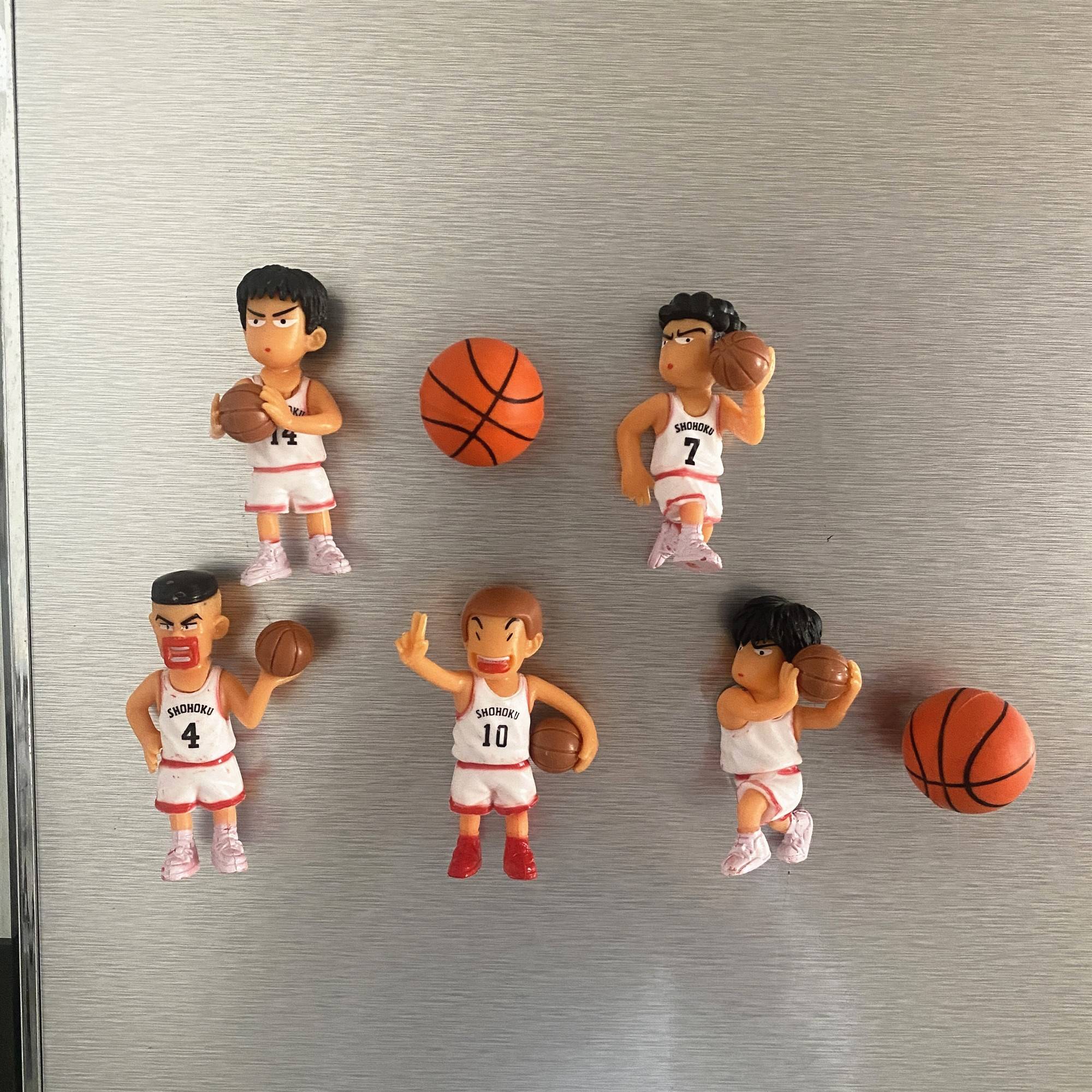 Creative Basketball Bottle Opener Beer Ratin Circular Refrigerator Patching Robin Red Basket Piece Link Wall -mounted Bottle Qi