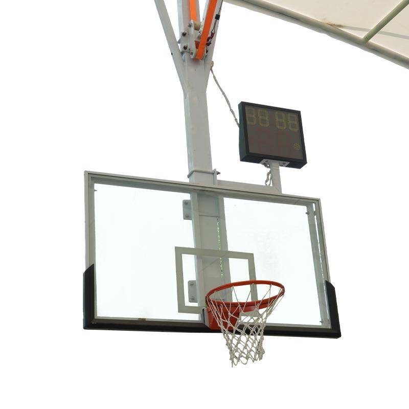 Electric hip basketball rack ceiling suspended basketball rack wall -mounted remote control lifting basketball rack frame home