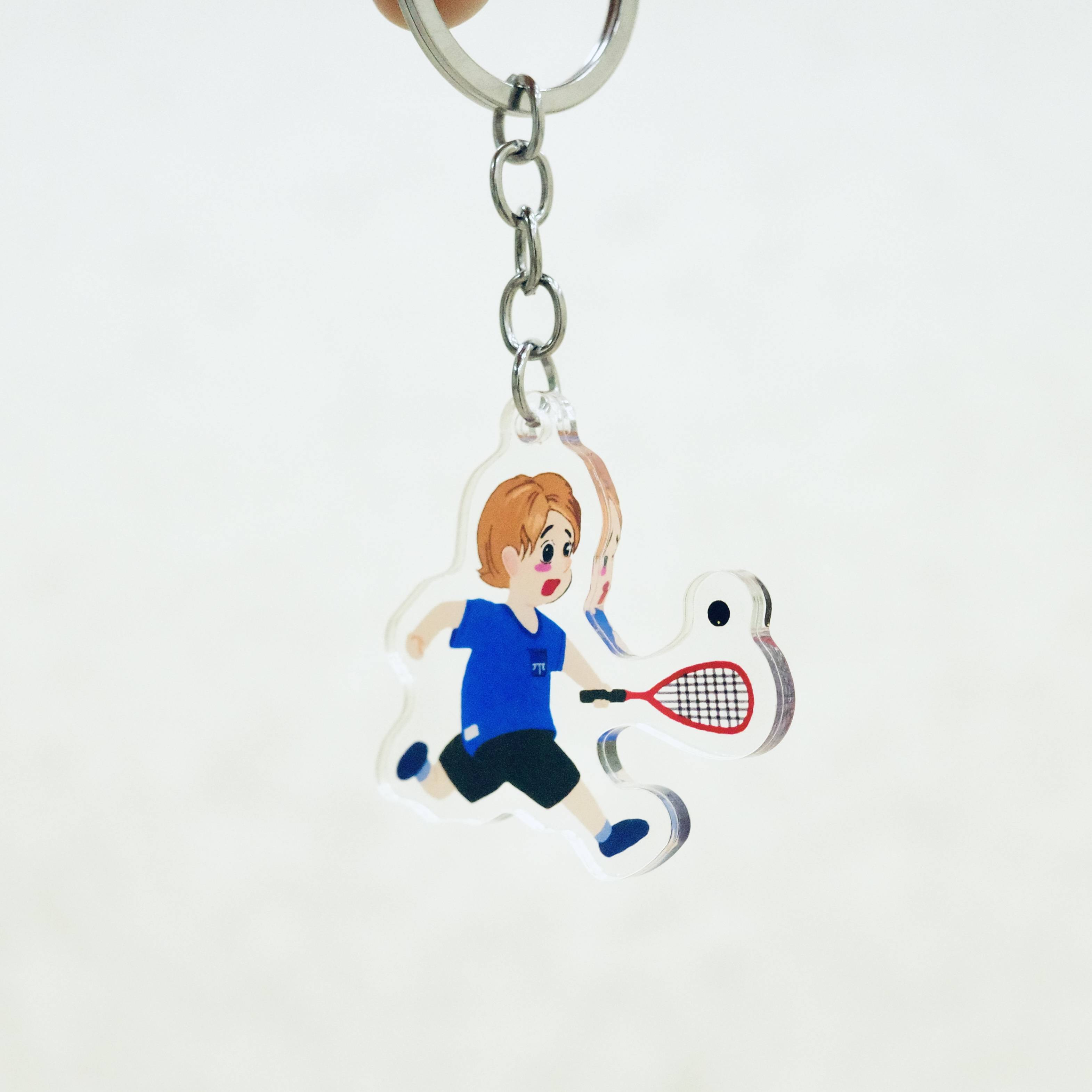 SquashLab Squad doll keychain