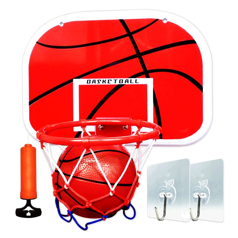 Wall -mounted punch -free basketball box shooting toy baby children's indoor dormitory bedroom household basketball rack