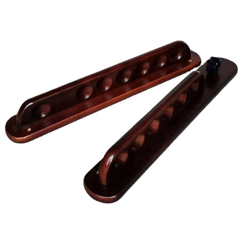 Billiards rod type hanging rod room Hanging ball balls I accessory 7 -hole solid wood club rack