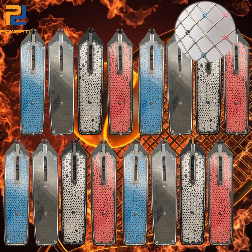 Powerti tennis rackets of squash badminton racket shock absorption/thread resistance/pellets/cushion String Cross