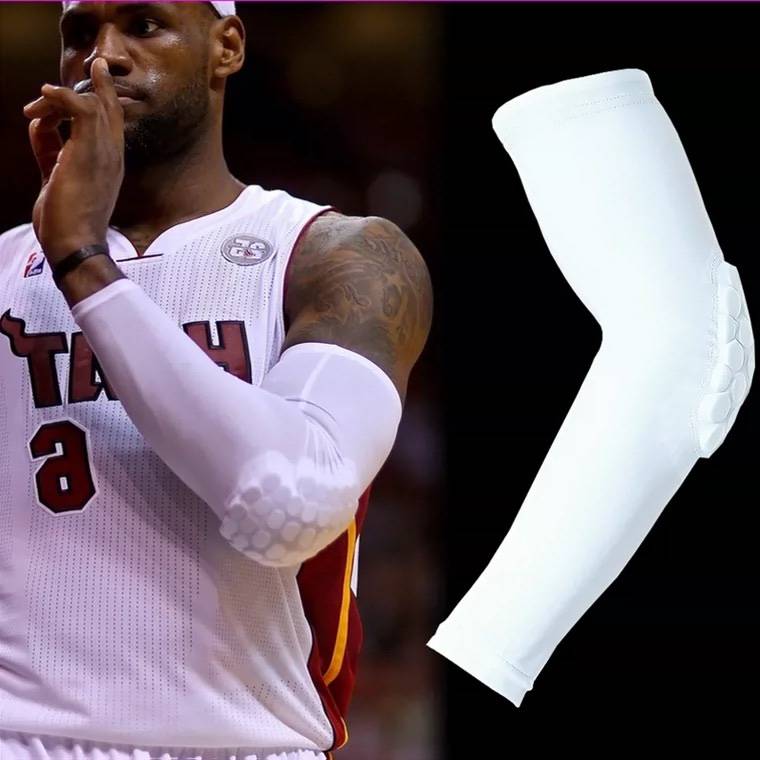 Arm protection men's basketball honeycomb anti -collision campaign sunscreen sleeve campaign carrier -riding sports anti -ultraviolet equipment summer