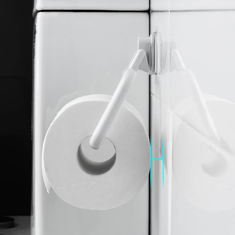 Global purchase of FS toilet roll shelf bathroom wall -mounted paper -hanging paper tissue free punching toilet carton carton kitchen paper rag