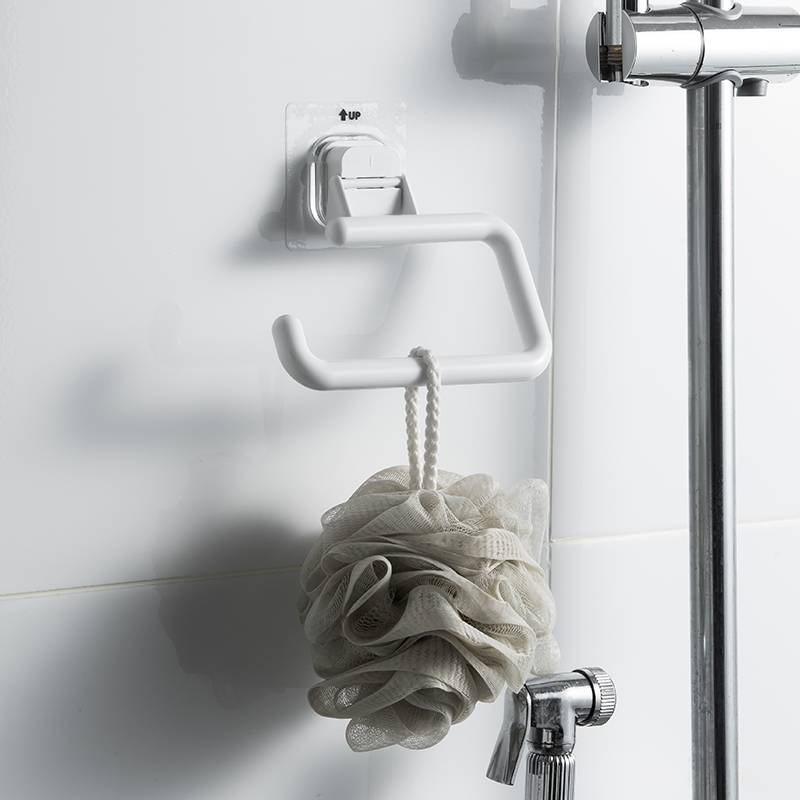 Global purchase of FS toilet roll shelf bathroom wall -mounted paper -hanging paper tissue free punching toilet carton carton kitchen paper rag