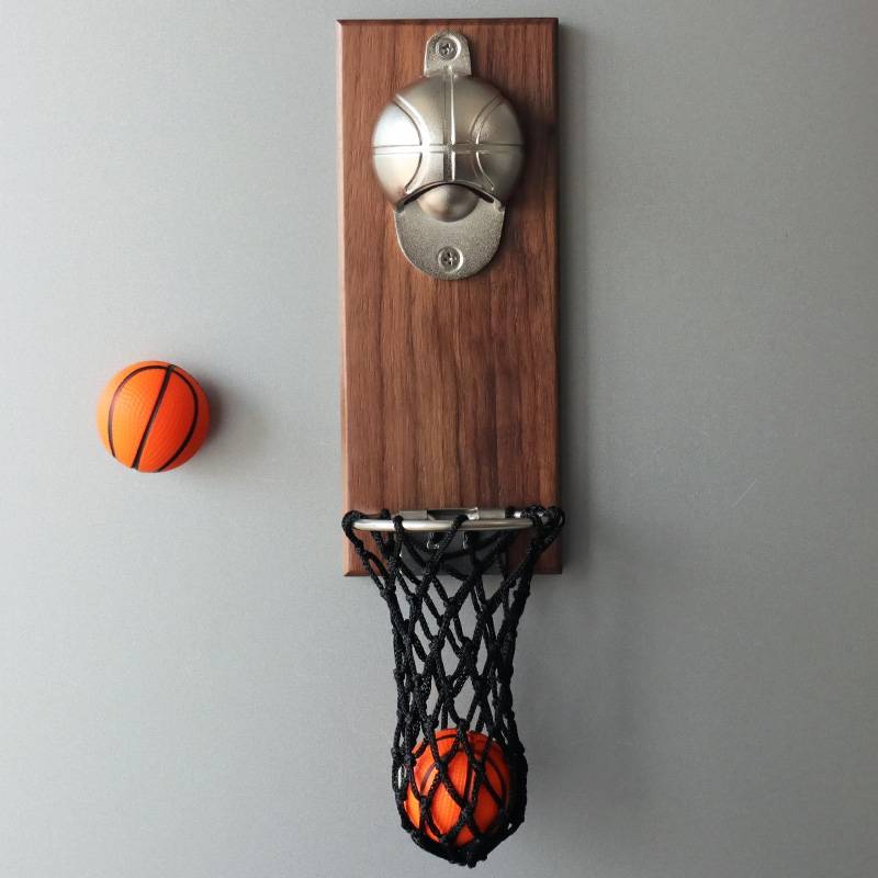 Basketball refrigerator paste wall -mounted beer bottle Qi soft magnet refrigerator decorative bottle slam dunk