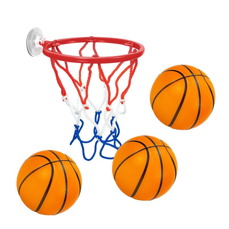 Hanging basketball box 6cm mini wall hanging basket children's ball toy training ball to decompress the elastic pet ball gift