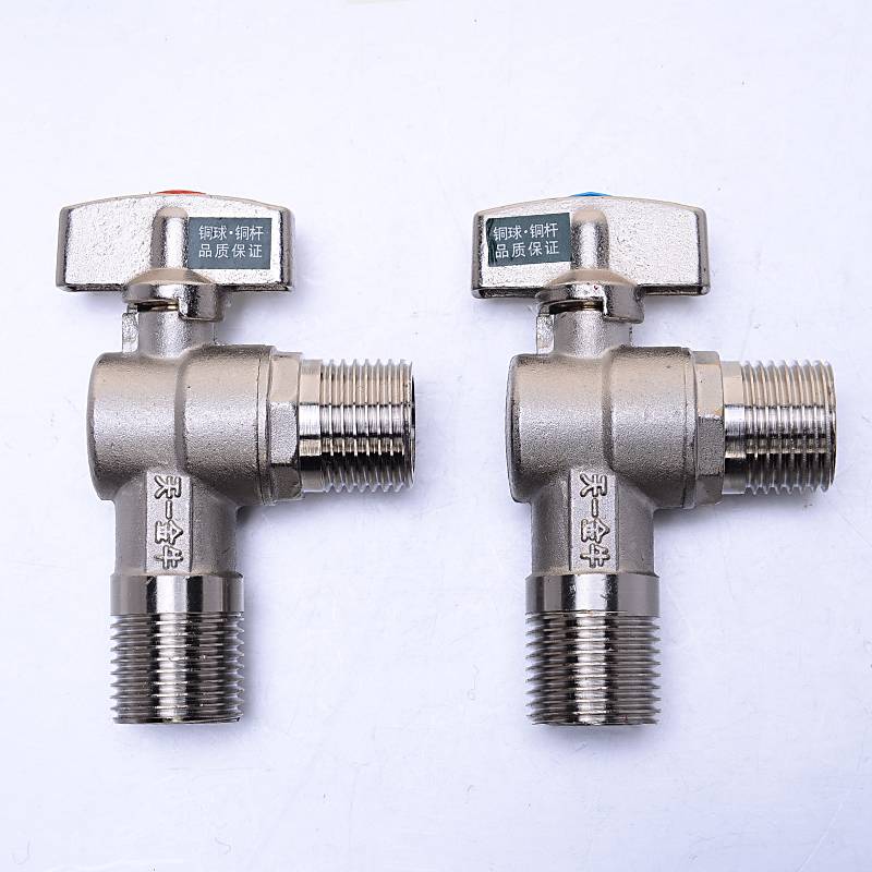 Tianyi Taurus triangle valve large flow diameter ball valve all -copper wall -mounted water heater 4 points 6 points cold and cold valve