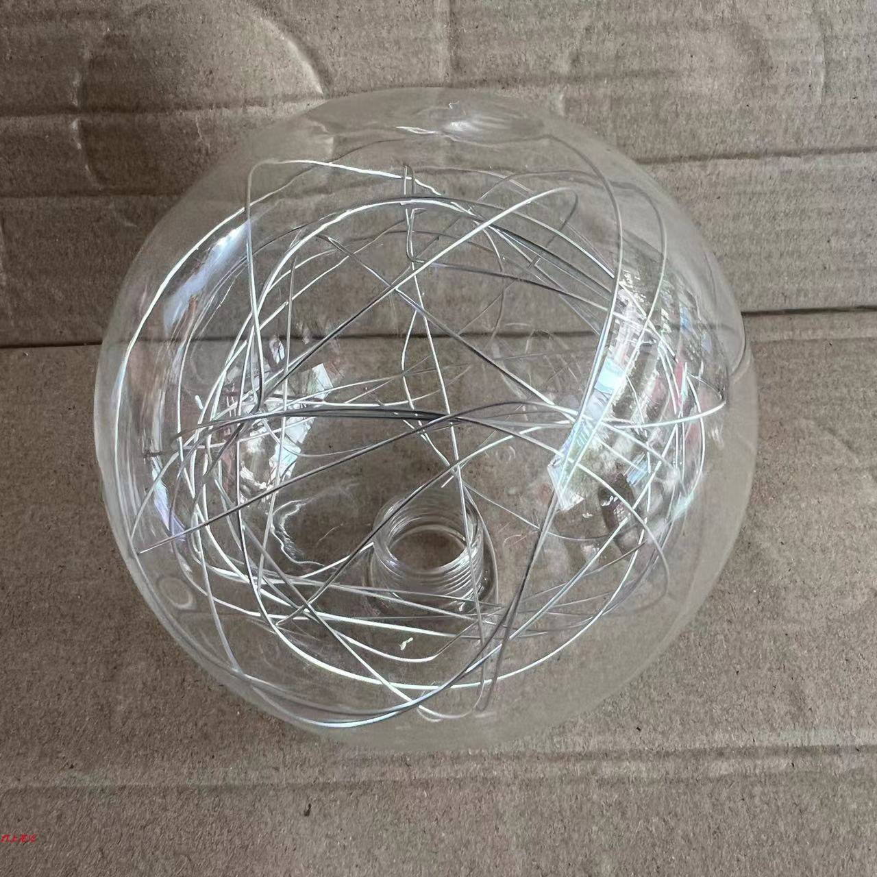 G9 ball 12 cm silver silk