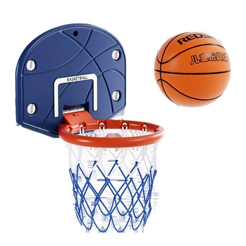 Children's indoor basketball shooting frame wall -mounted household shooting rack free perforated sound quiet children basketball toys 2368